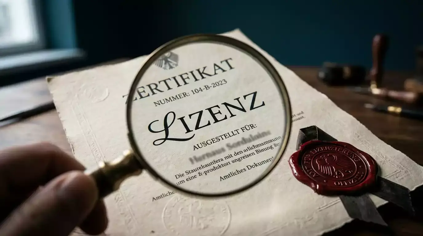Prüfung der GGL-Lizenz und Whitelist als Merkmal eines legalen Paysafecard-Casinos in Deutschland