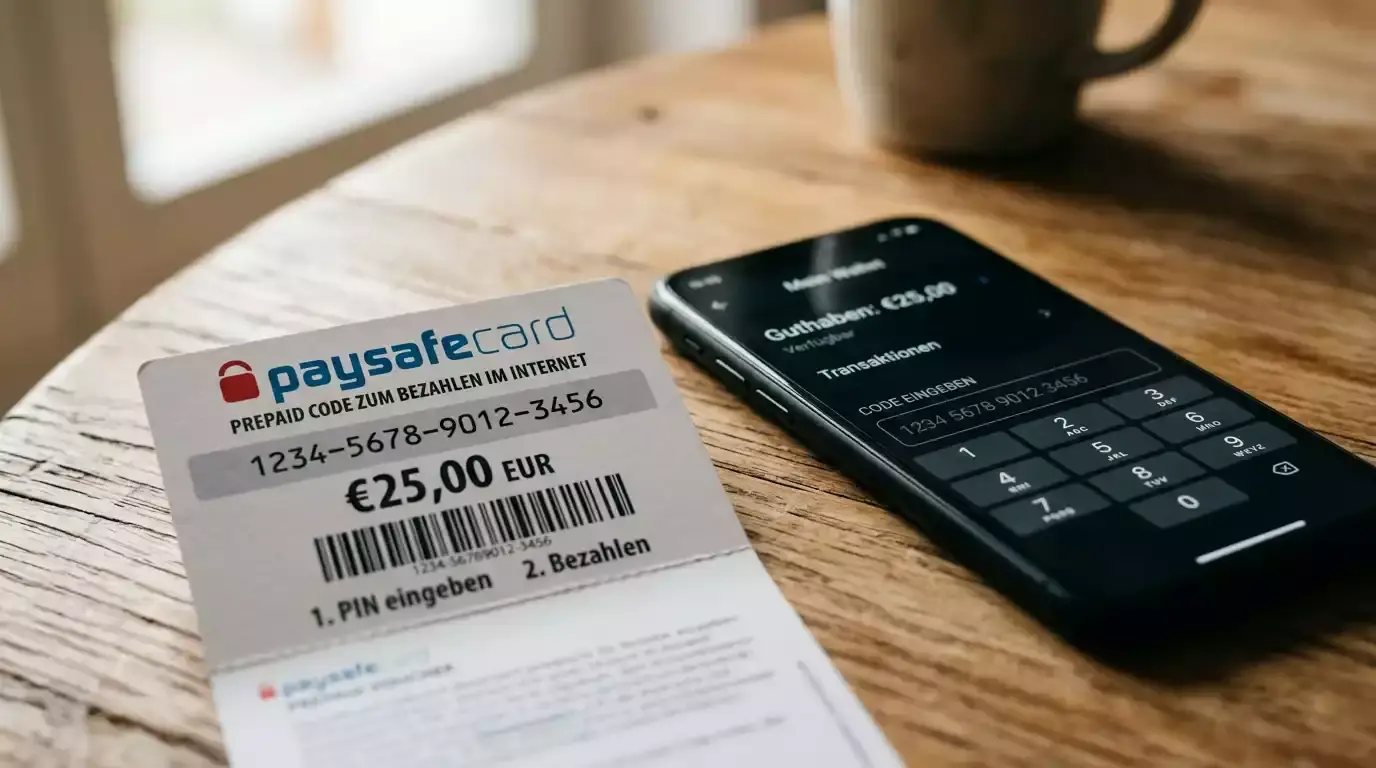 Vergleich von Paysafecard-Voucher und Neteller-E-Wallet als Zahlungswege im Online-Casino